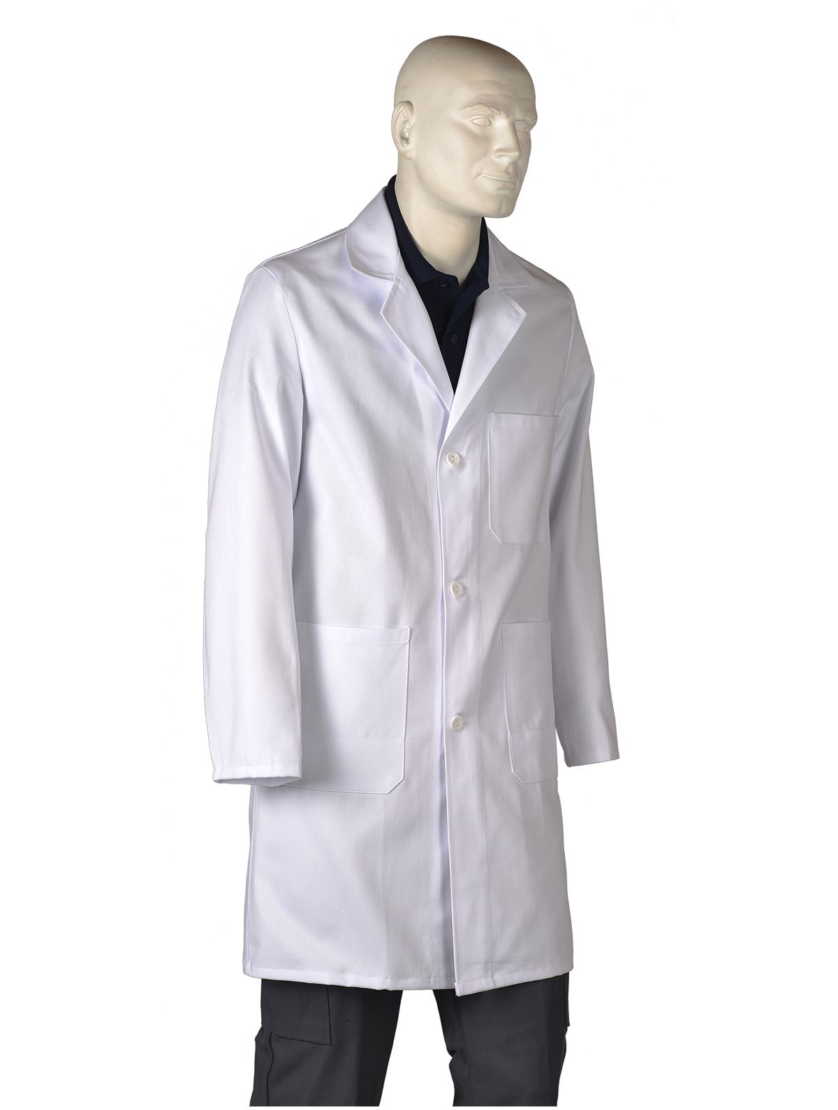 1Mantel Kurzform Knopfverschl.