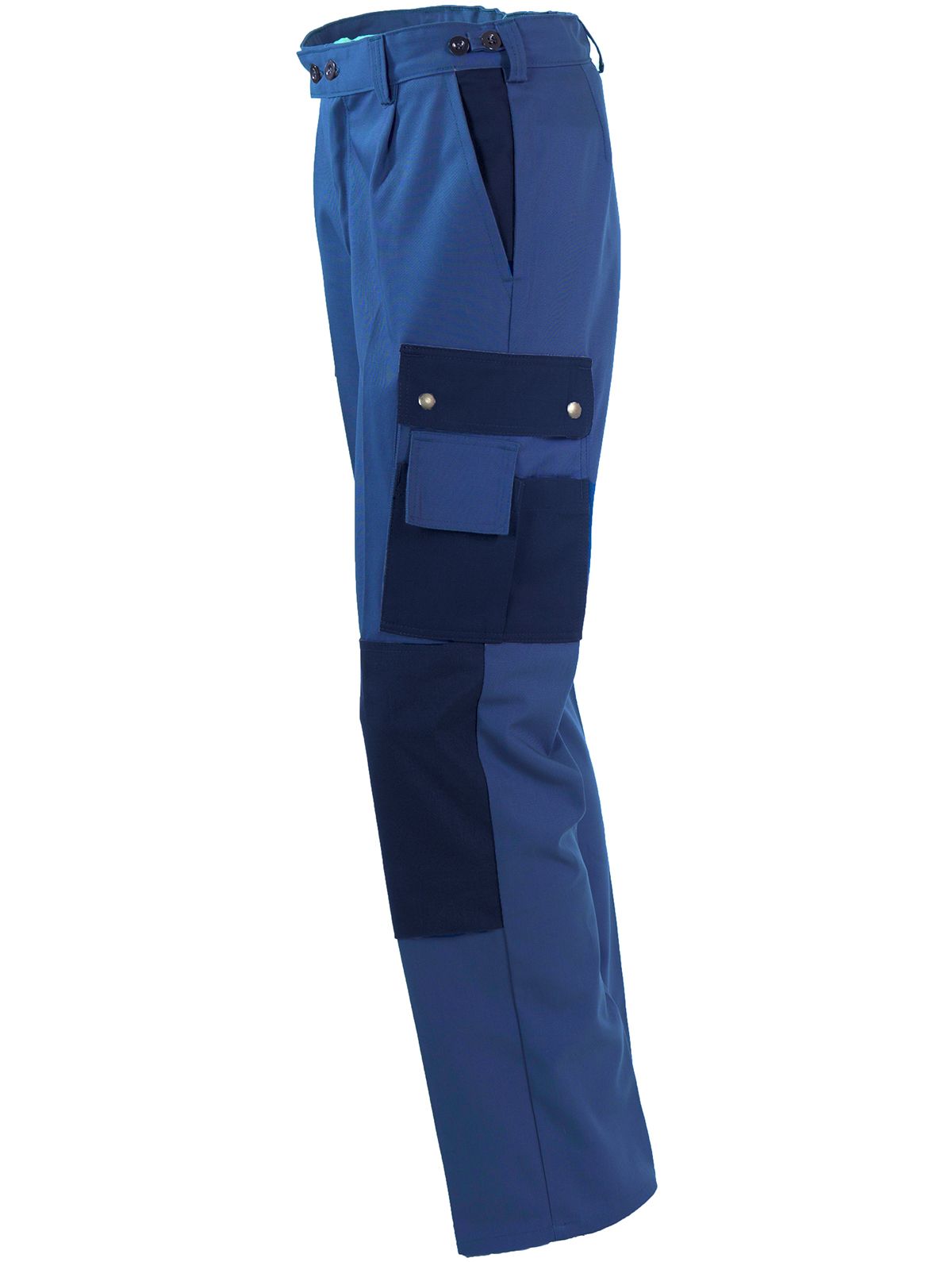 Pantalon de travail avec poche-genoux contraste