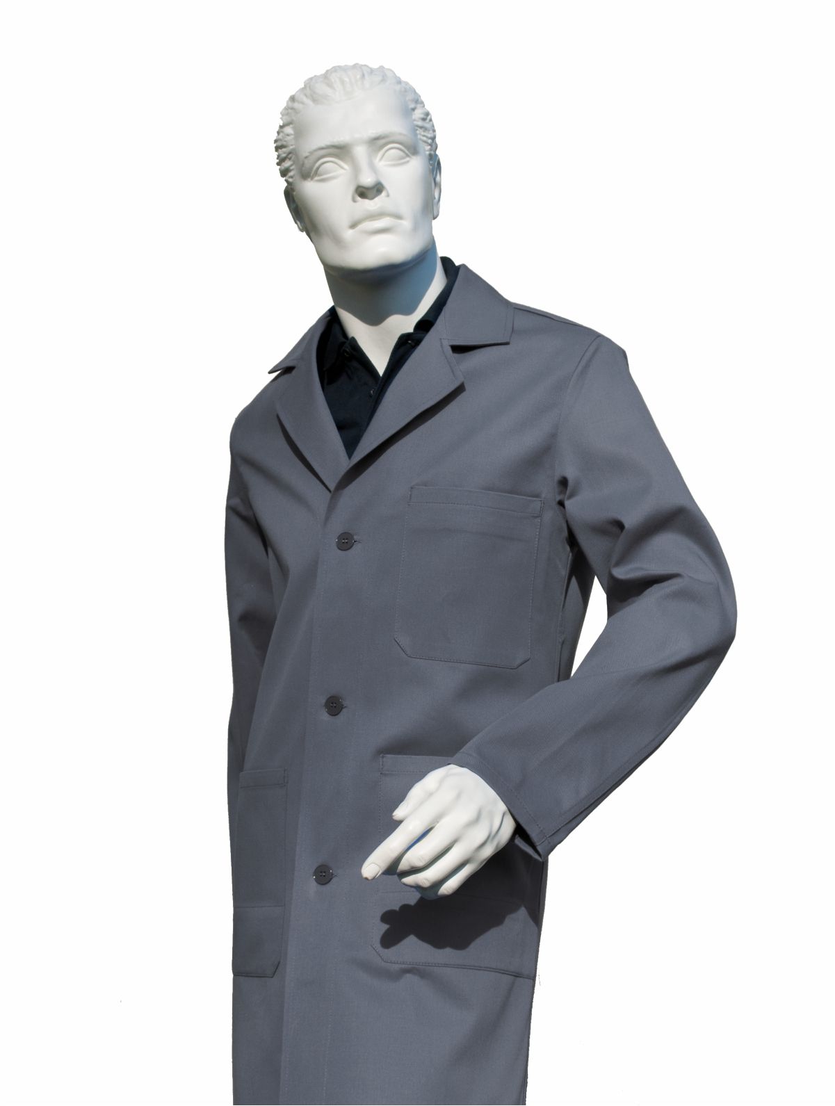 Mantel Kurzform Knopfverschl.