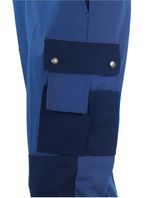 Pantalon de travail avec poche-genoux contraste