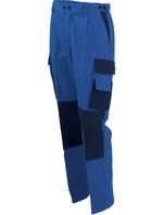 Pantalon de travail avec poche-genoux contraste