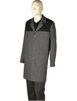 Mantel Kurzform zweifarbig