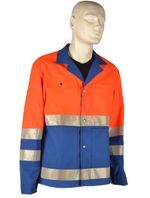 Jacke zweifarbig Leuchstreifen