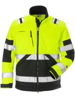 Veste softshell haute visibilité bicolore
