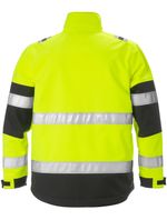 Veste softshell haute visibilité bicolore