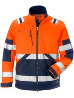 Veste softshell haute visibilité bicolore