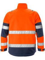 Veste softshell haute visibilité bicolore