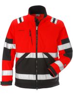 Veste softshell haute visibilité bicolore
