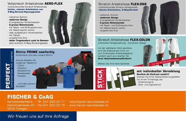 Fischer & CoAG-Katalog mit verschiedenen Flex-Aufbewahrungsboxen und Organisationslösungen für den Beruf.