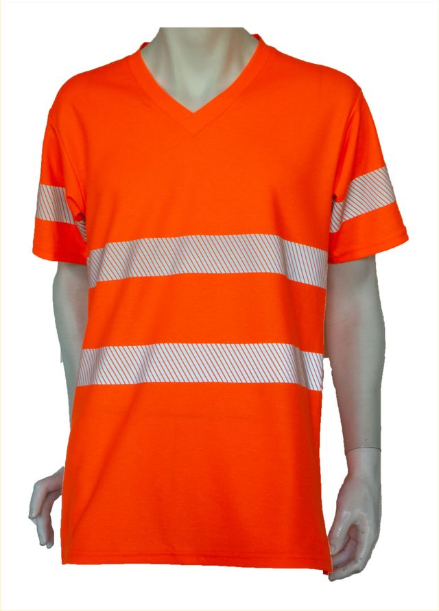 T-Shirt Hi-Vis col-V