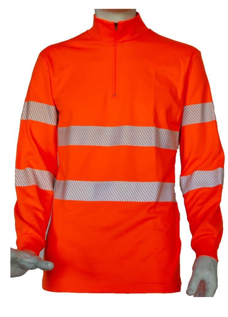 Langarm-Shirt mit Stehkragen