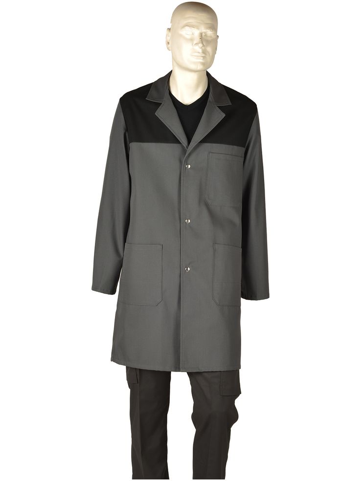 Mantel Kurzform zweifarbig