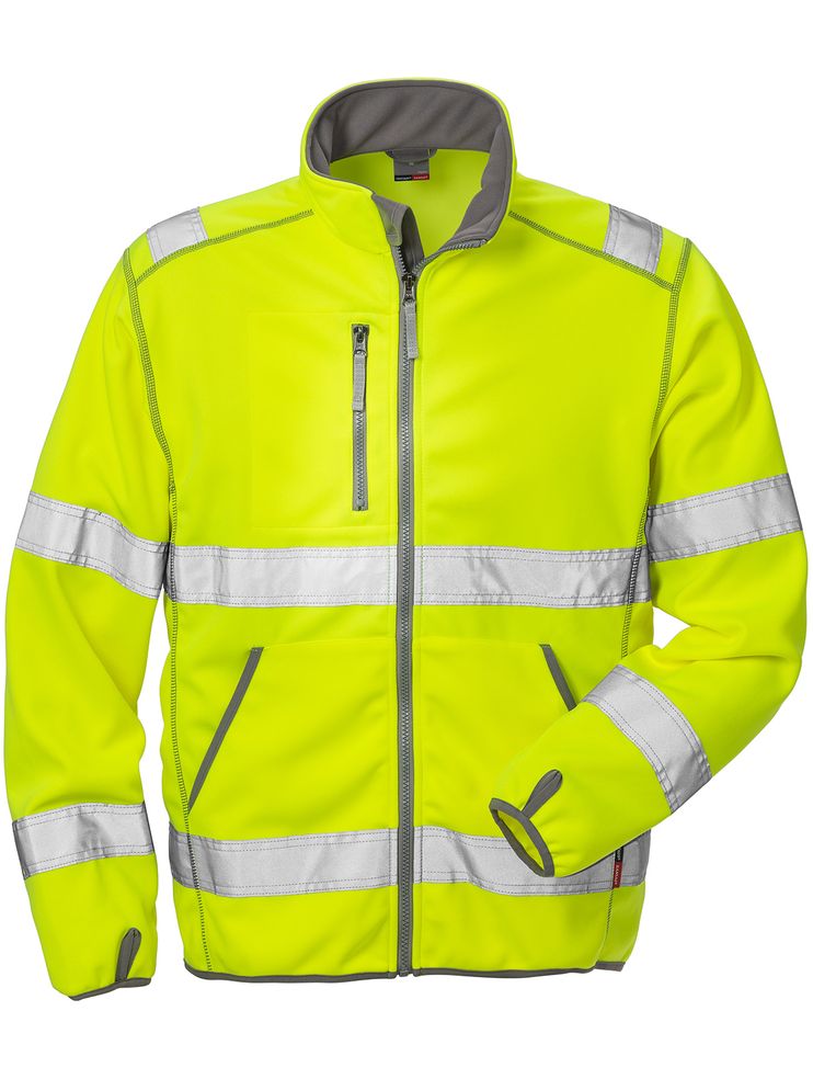 Veste softshell haute visibilité uni